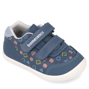Pantofi barefoot băieți Biomecanics 262166 Petrol - Img 4