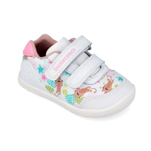 Biomecanics Pantofi barefoot fete 262156-A050 Blanco încălțăminte primii pasi bigstep