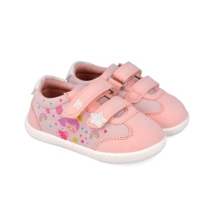 Garvalin Pantofi barefoot fete 262337-A032 Rosa încălțăminte primii pasi bigstep