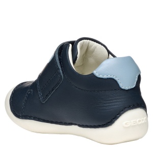 Pantofi bebeluși Geox Tutim Navy Donkey — vedere din spate