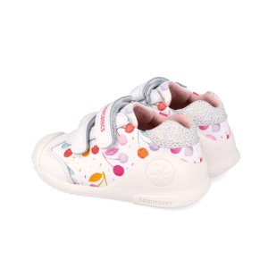 Biomecanics Pantofi fete 262102-B050 Blanco încălțăminte primii pasi bigstep