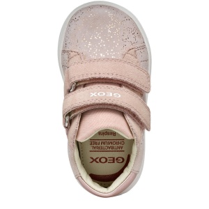Pantofi fete Geox First Steps Biglia Girl Lt Rose - vedere de sus - B044CC/00722/C8172