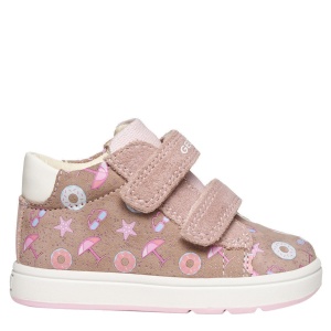 Pantofi fete Geox First Steps Biglia Girl Pink