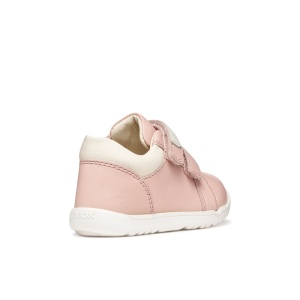 Geox Pantofi fete Macchia Girl Lt Rose Lt Ivory încălțăminte primii pasi bigstep