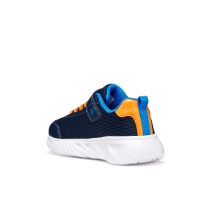 Geox Pantofi sport baieti Assister Boy Navy Orange B4663A-000CL-C1698 încălțăminte copii bigstep