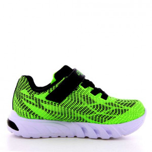 Skechers Pantofi sport Baieti Flex Glow Elite Lime Black N incaltaminte copii bigstep