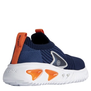 Pantofi sport baieti Assister B.D Navy Orange — vedere din față