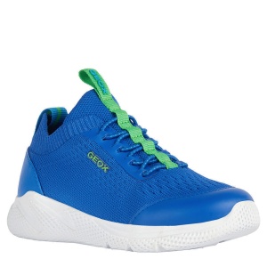 Pantofi sport baieti B Sprintye B.A Royal Green — vedere în perspectivă