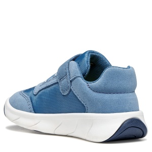 Pantofi sport băieți Geox Foot-Run Boy Dk Sky/White - B660KA/0FU22/C4S1Z - spate