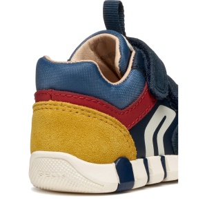 Pantofi sport băieți Geox Iupidoo Boy Navy Dk Red - B3555D/05422/C4244 - detaliu
