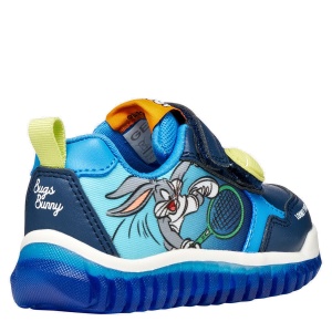 Pantofi sport băieți Geox Lightyloo Lt Navy Azure — vedere din față