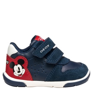 Pantofi sport băieți Geox Zapito Mickey Navy Red