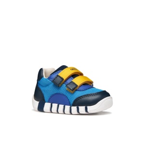Geox Pantofi sport baieti Iupidoo Boy Azure Navy încălțăminte copii bigstep