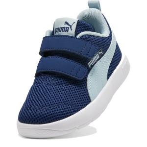 Pantofi sport băieți Puma Courtflex V3 Mesh Inf Blue Jewel-Lucite — vedere în perspectivă