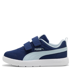 Pantofi sport băieți Puma Courtflex V3 Mesh PS Blue Jewel-Lucite — vedere laterală