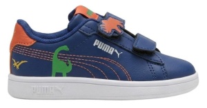 Pantofi sport baieti Puma Smash 3.0 Dino Blue Jewel