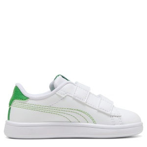 Pantofi sport băieți Puma Smash 3.0 Dino White Green — vedere laterală opusă