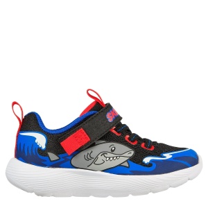 Pantofi sport băieți Skechers Dyna Lite Shark Wave Black Blue