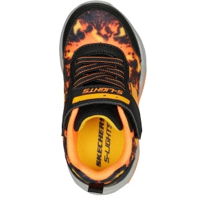 Pantofi sport băieți Skechers Erupters IV Rolden Black Orange - Img 4