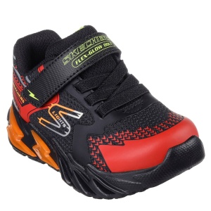 Pantofi sport băieți Skechers Flex-Glow Bolt Black Red mărimi 22-26 - Img 2
