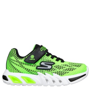 Pantofi sport băieți Skechers Flex Glow Elite Lime Black