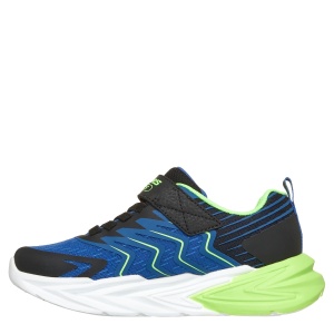 Pantofi sport băieți Skechers Flex-Glow Ultra - Prism-Pacer Negru - 400141NC/BBLM - unghi