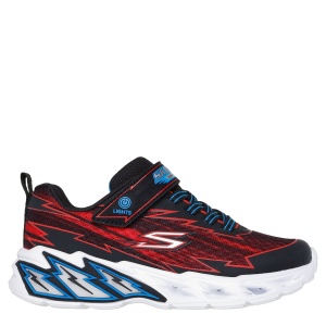 Pantofi sport băieți Skechers Light Storm 2.0 Black Red
