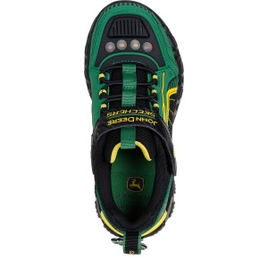 Pantofi sport băieți Skechers Rugged Brights Green Black - vedere de sus - 407061L/GNBK