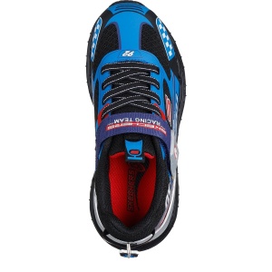 Pantofi sport băieți Skechers Skech Tracks Blue mărimi 27-32 — vedere de sus