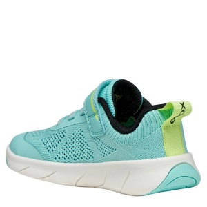 Pantofi sport barefoot fete Geox Foot-Run Girl Watersea Acid Green — vedere din spate