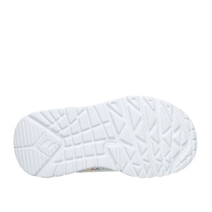 Skechers Pantofi sport fete 314091N/WMLT Uno Lite Heart Craze White Multi N incaltaminte copii bigstep