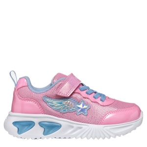 Pantofi sport fete Geox Assister Pink Lt Sky