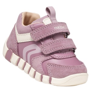 Pantofi sport fete Geox Iupidoo Girl Lt Prune — vedere din față
