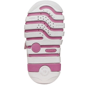 Pantofi sport fete Geox Iupidoo Girl Nude White — talpa
