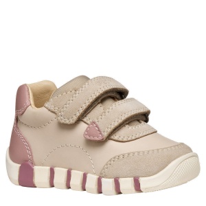 Pantofi sport fete Geox Iupidoo Girl Papyrus Lt Rose — vedere în perspectivă