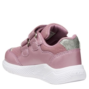 Pantofi sport fete Geox Sprintye Girl Rose — vedere din spate