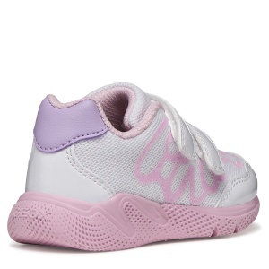 Pantofi sport fete Geox Sprintye Girl White Lt Lilac — vedere din față