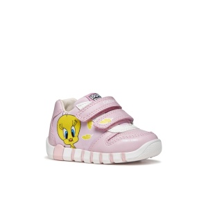 Geox Pantofi sport fete Iupidoo Girl Pink Tweety încălțăminte primii pasi bigstep