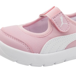 Pantofi sport fete Puma Courtflex v3 Lina V Inf Rose Mauve - Img 13