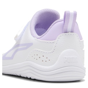 Pantofi sport fete Puma Kitten SL V Inf Puma White-Light Lavender - detaliu călcâi - 402848/10