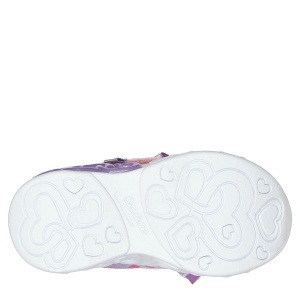 Pantofi sport fete Skechers Infinite Heart Lights Bowie Multi - 68783