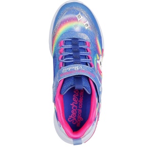 Pantofi sport fete Skechers Unicorn Chaser Blue Multi mărimi 27-30 - Img 4