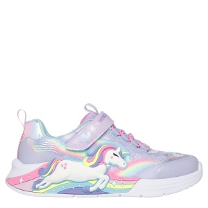Pantofi sport fete Skechers Unicorn Chaser Lavander mărimi 27-32