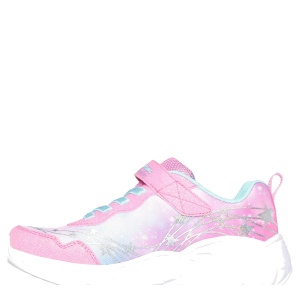 Pantofi sport fete Unicorn Dreams Wishful Magic Pink Turquoise L — vedere din față