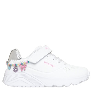 Pantofi sport fete Skechers Uno Lite Alb