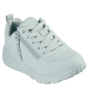 Pantofi sport fete Skechers Uno Lite Easy Zip Sage — vedere în perspectivă