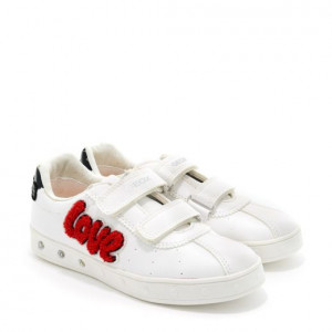 Pantofi Sport fete Skylin GC White Red