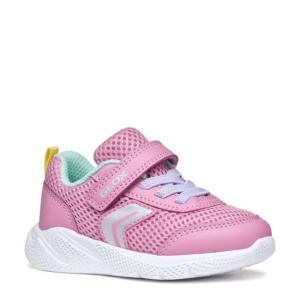 Geox Pantofi sport fete Sprintye Girl Pink Watersea B454TD-01454-CE83B