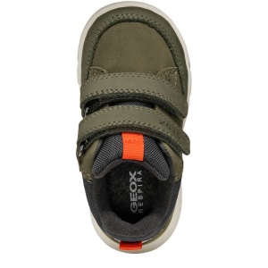 Pantofi sport Geox impermeabili Hyroo Boy Wpf Dk Green — vedere de sus