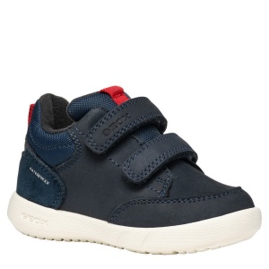 Pantofi sport impermeabili băieți Geox Hyroo Boy Wpf Navy Red — vedere în perspectivă